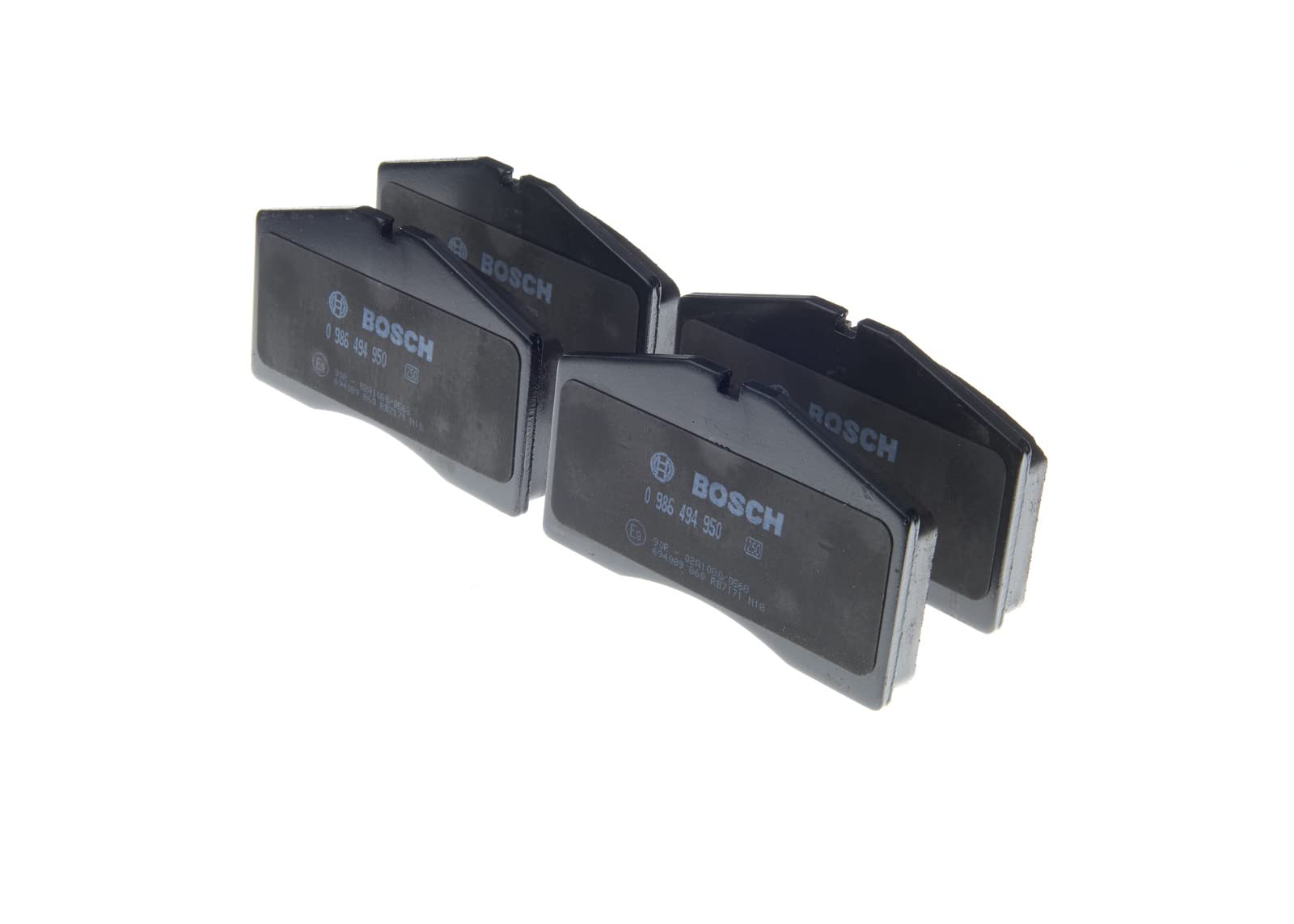 Bosch BP1801 Bremsbeläge - Vorderachse - ECE-R90 Zertifizierung - vier Bremsbeläge pro Set Bosch BP1801 Bremsbeläge - Vorderachse - ECE-R90 Zertifizierung - vier Bremsbeläge pro Set von Bosch Automotive
