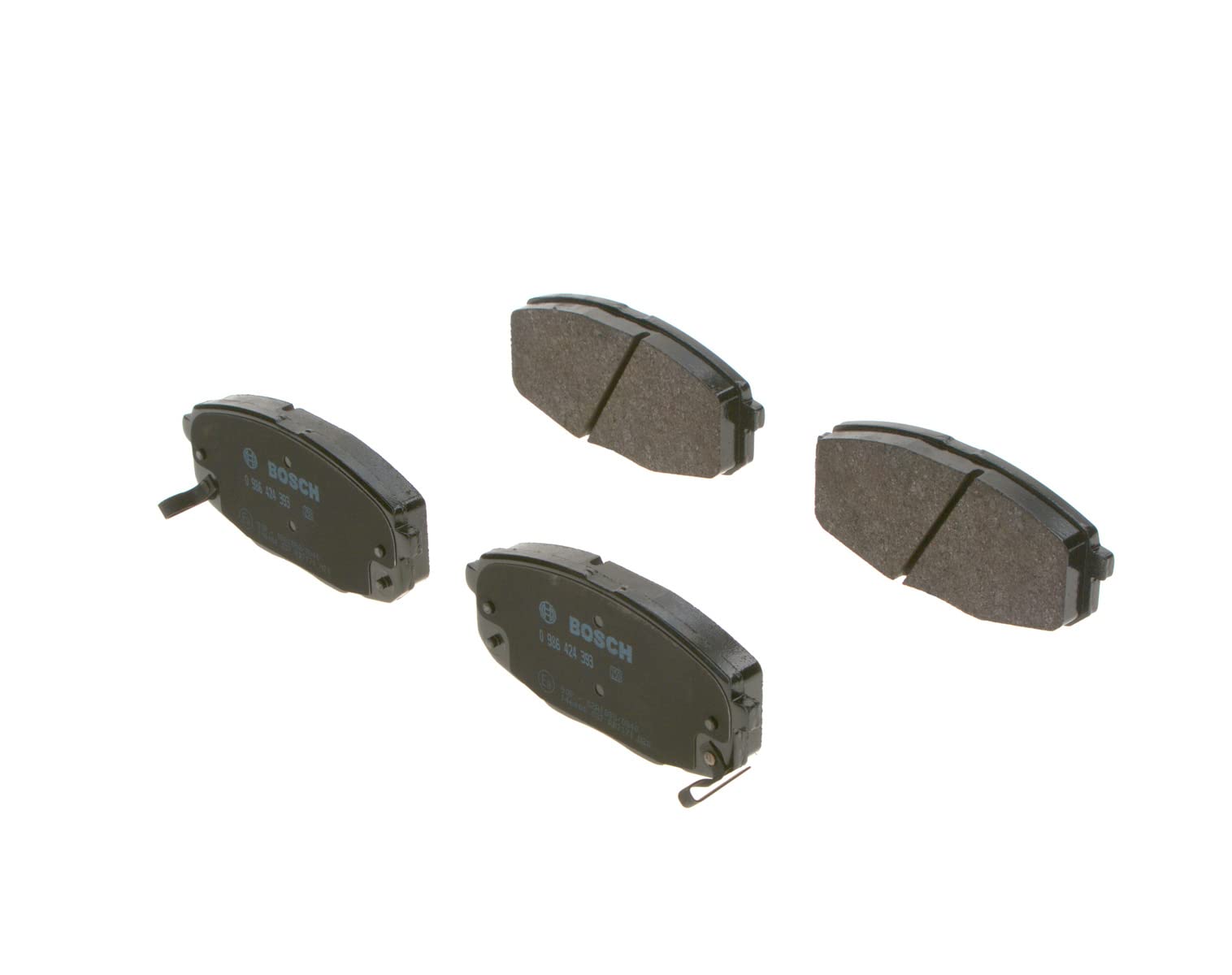 Bosch BP2305 Bremsbeläge - Vorderachse - ECE-R90 Zertifizierung - vier Bremsbeläge pro Set Bosch BP2305 Bremsbeläge - Vorderachse - ECE-R90 Zertifizierung - vier Bremsbeläge pro Set von Bosch Automotive