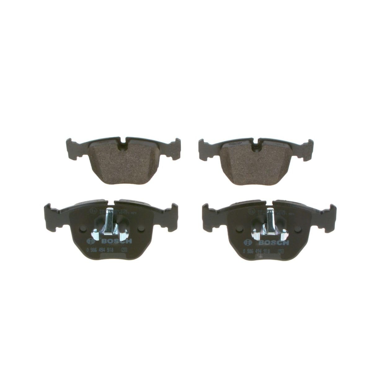 Bosch BP2353 Bremsbeläge, ECE-R90-Zertifizierung, 1 Satz mit 4 Bremsbelägen Bosch BP2353 Bremsbeläge, ECE-R90-Zertifizierung, 1 Satz mit 4 Bremsbelägen von Bosch Automotive
