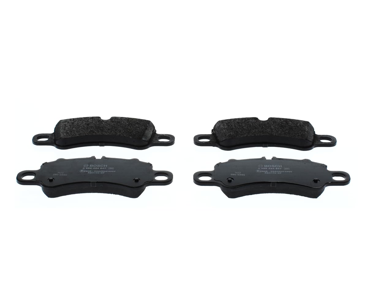 Bosch BP2448 Bremsbeläge - Vorderachse - ECE-R90 Zertifizierung - vier Bremsbeläge pro Set Bosch BP2448 Bremsbeläge - Vorderachse - ECE-R90 Zertifizierung - vier Bremsbeläge pro Set von Bosch Automotive
