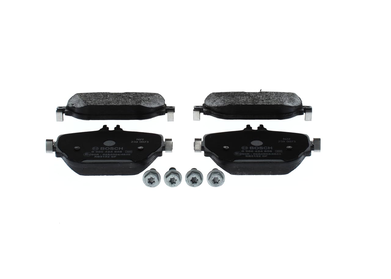 Bosch BP2480 Bremsbeläge - Hinterachse - ECE-R90 Zertifizierung - vier Bremsbeläge pro Set Bosch BP2480 Bremsbeläge - Hinterachse - ECE-R90 Zertifizierung - vier Bremsbeläge pro Set von Bosch Automotive