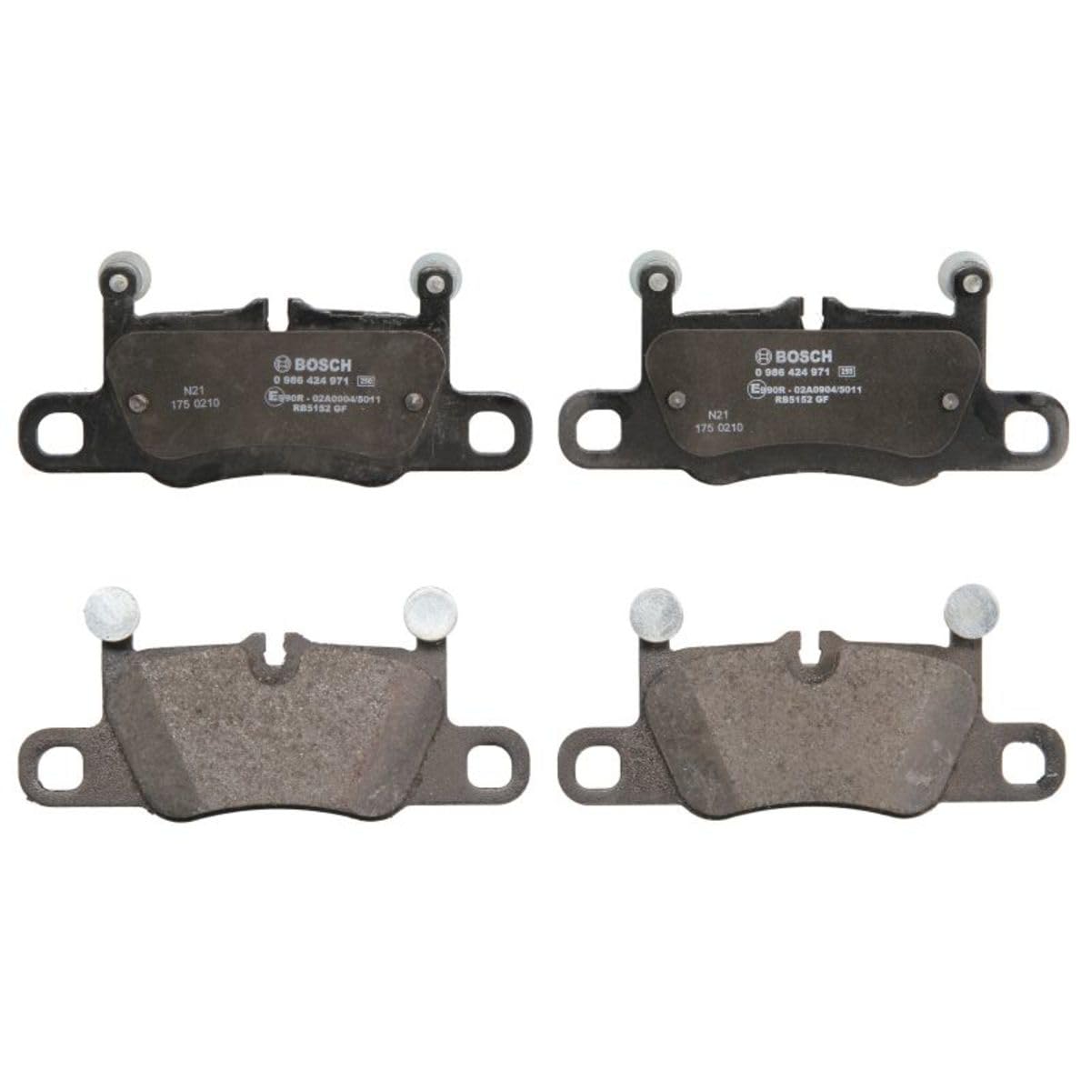 Bosch BP2588 Bremsbeläge, ECE-R90-Zertifizierung, 1 Satz mit 4 Bremsbelägen Bosch BP2588 Bremsbeläge, ECE-R90-Zertifizierung, 1 Satz mit 4 Bremsbelägen von Bosch Automotive