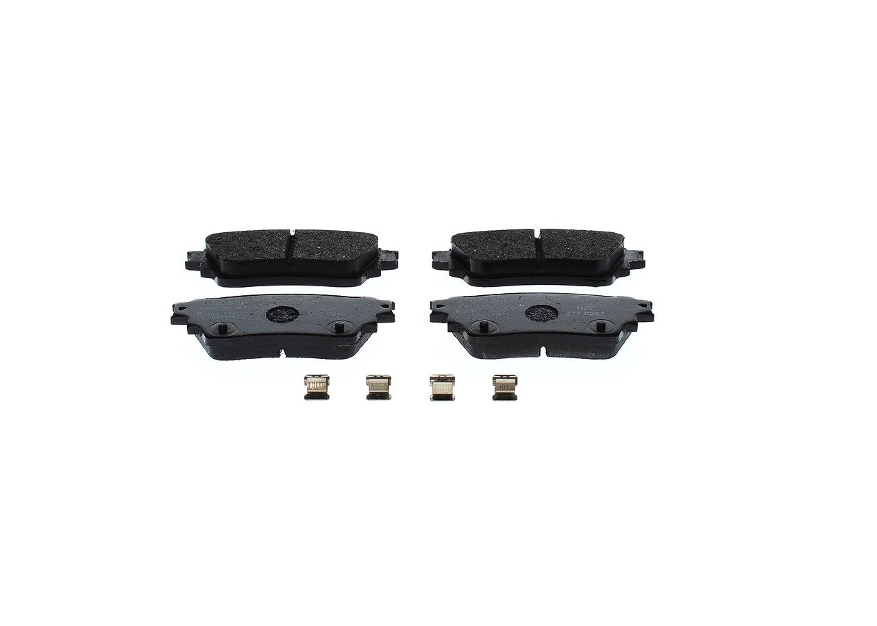 Bosch BP2627 Bremsbeläge, ECE-R90-Zertifizierung, 1 Satz mit 4 Bremsbelägen Bosch BP2627 Bremsbeläge, ECE-R90-Zertifizierung, 1 Satz mit 4 Bremsbelägen von Bosch Automotive