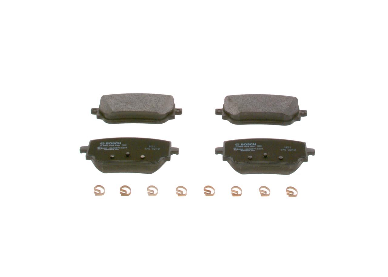 Bosch BP2727 Bremsbeläge - ECE-R90 Zertifizierung - 4 Bremsbeläge pro Set Bosch BP2727 Bremsbeläge - ECE-R90 Zertifizierung - 4 Bremsbeläge pro Set von Bosch Automotive