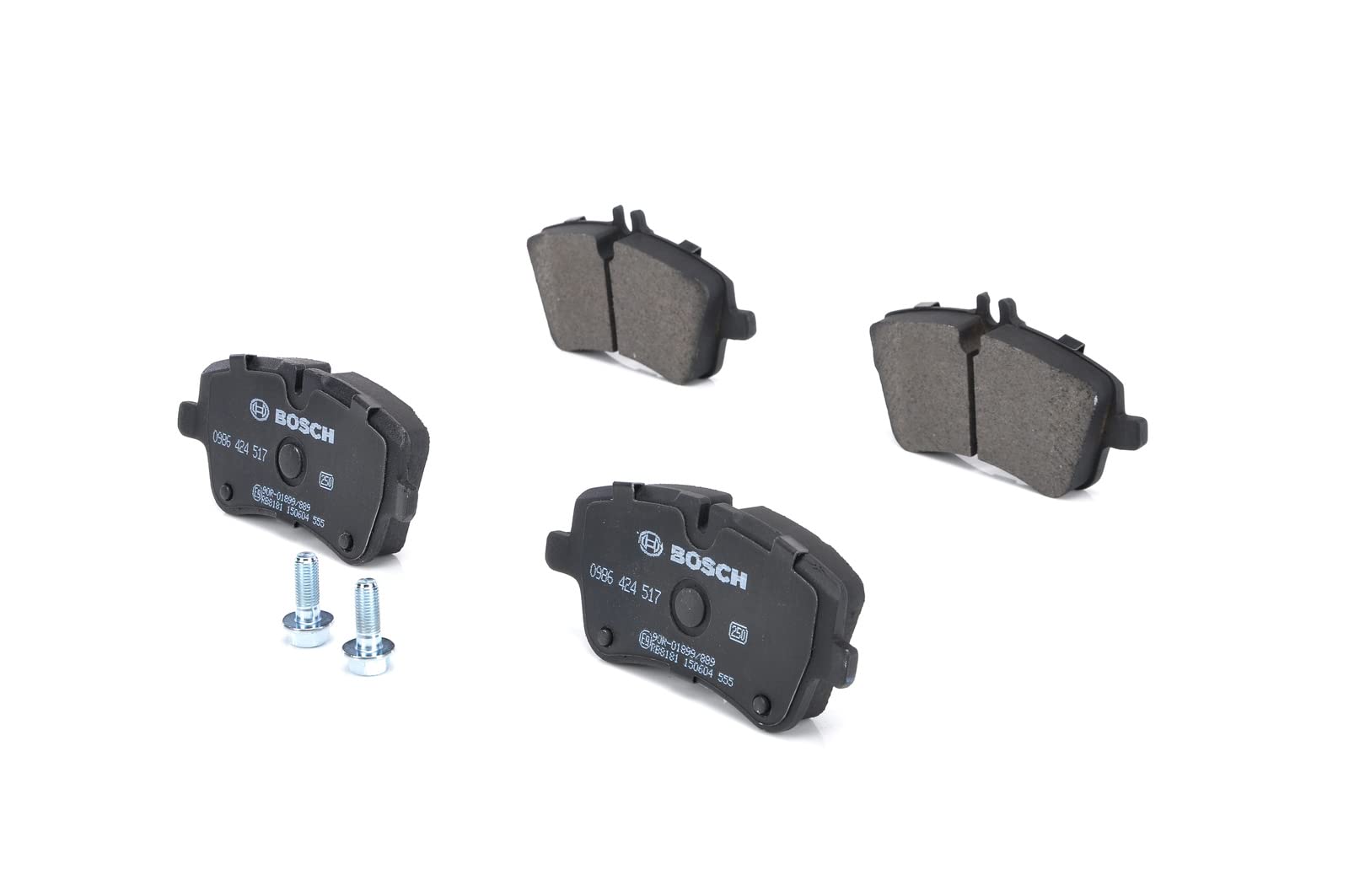 Bosch BP274 Bremsbeläge - Vorderachse - ECE-R90 Zertifizierung - vier Bremsbeläge pro Set Bosch BP274 Bremsbeläge - Vorderachse - ECE-R90 Zertifizierung - vier Bremsbeläge pro Set von Bosch Automotive