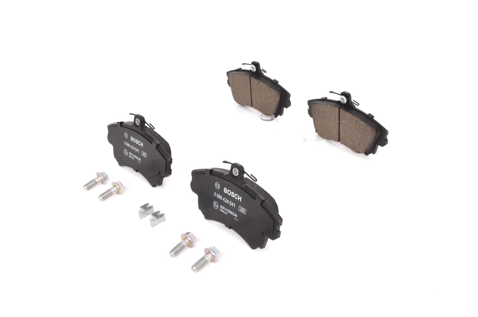 Bosch BP292 Bremsbeläge - Vorderachse - ECE-R90 Zertifizierung - vier Bremsbeläge pro Set Bosch BP292 Bremsbeläge - Vorderachse - ECE-R90 Zertifizierung - vier Bremsbeläge pro Set von Bosch Automotive