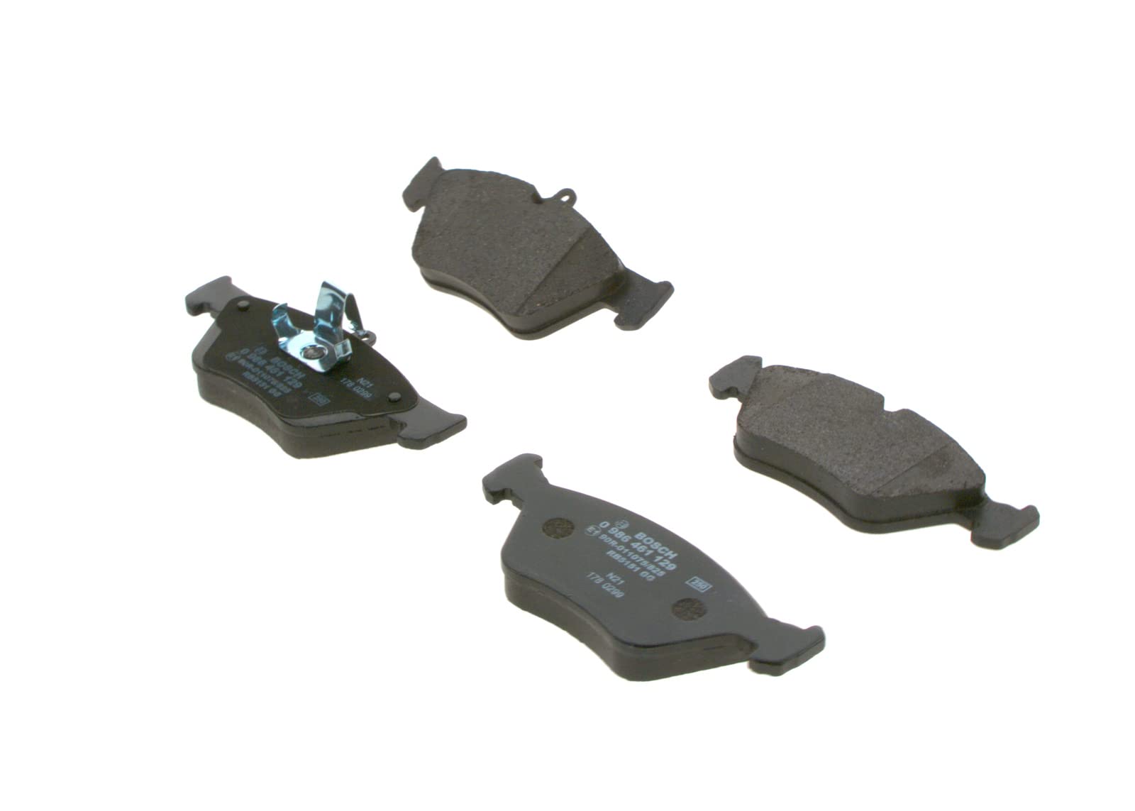 Bosch BP580 Bremsbeläge - Vorderachse - ECE-R90 Zertifizierung - vier Bremsbeläge pro Set Bosch BP580 Bremsbeläge - Vorderachse - ECE-R90 Zertifizierung - vier Bremsbeläge pro Set von Bosch Automotive