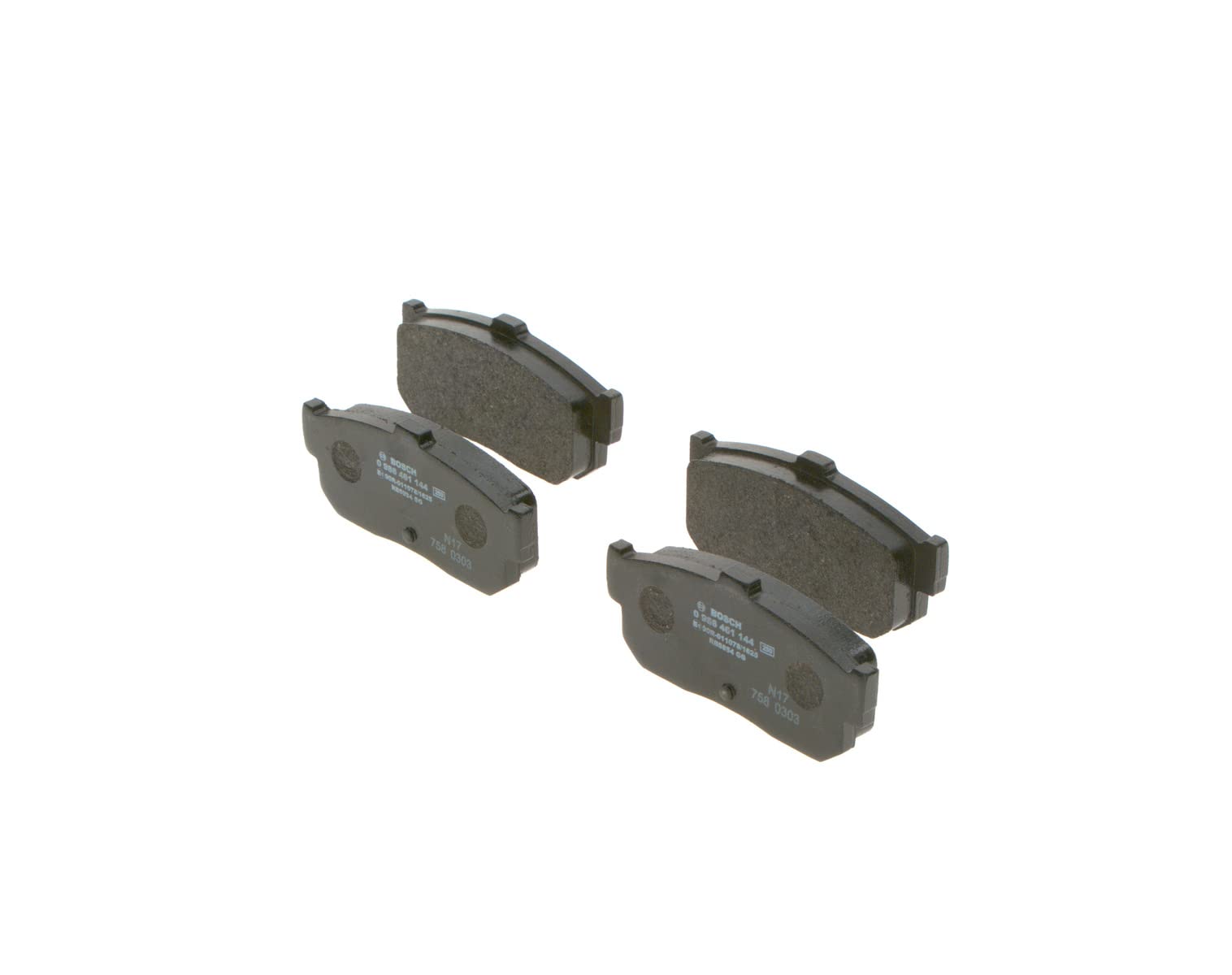 Bosch BP593 Bremsbeläge - Hinterachse - ECE-R90 Zertifizierung - vier Bremsbeläge pro Set Bosch BP593 Bremsbeläge - Hinterachse - ECE-R90 Zertifizierung - vier Bremsbeläge pro Set von Bosch Automotive