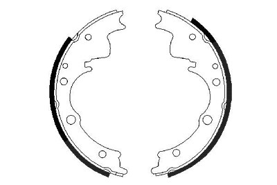Bosch Bremsbackensatz [Hersteller-Nr. 0986487287] für Alfa Romeo, Iveco von Bosch