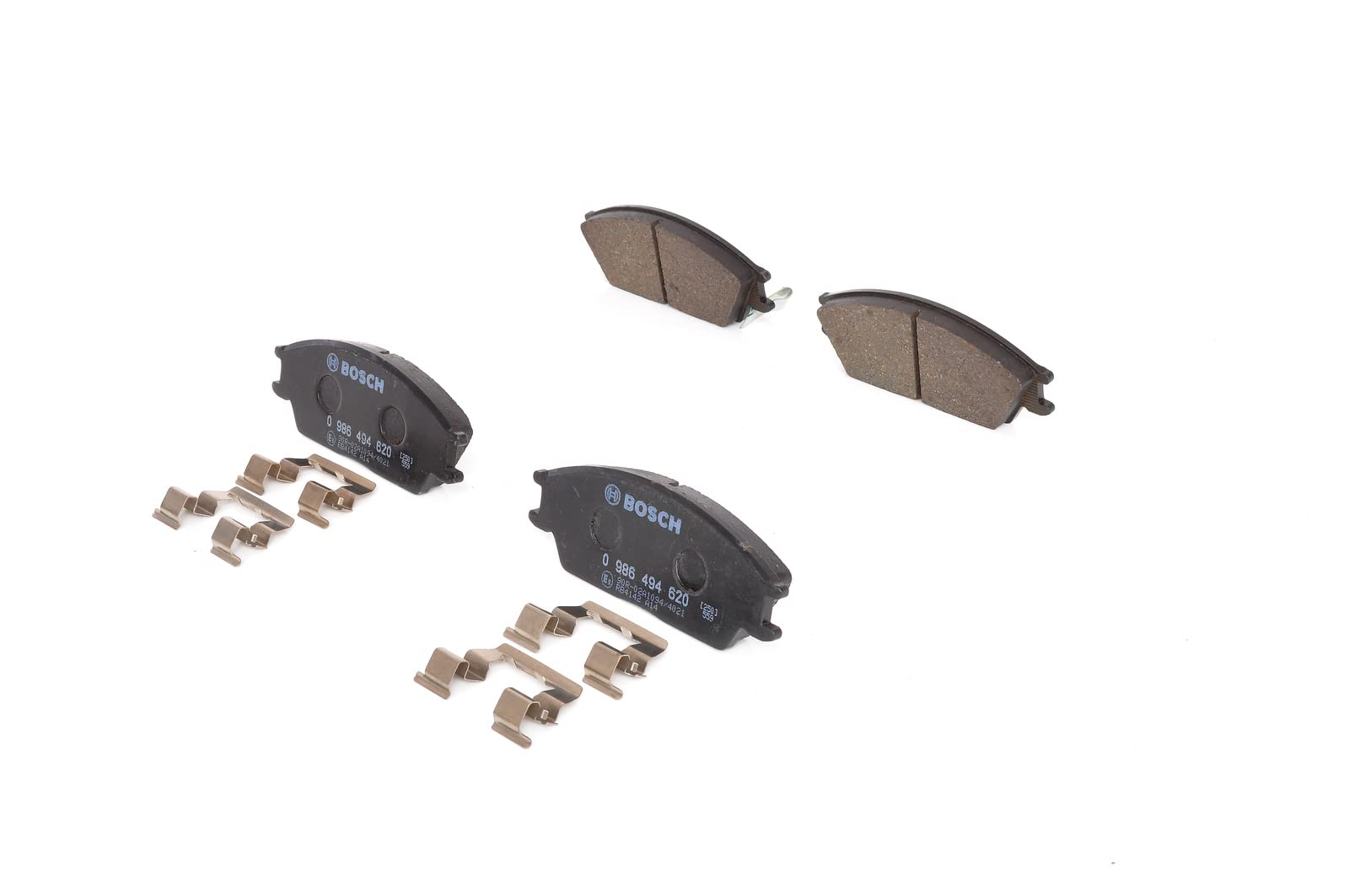 Bosch BP578 Bremsbeläge - Vorderachse - ECE-R90 Zertifizierung - vier Bremsbeläge pro Set Bosch BP578 Bremsbeläge - Vorderachse - ECE-R90 Zertifizierung - vier Bremsbeläge pro Set von Bosch Automotive