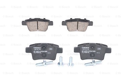 Bosch Bremsbeläge hinten (Satz) [Hersteller-Nr. 0986494199] für Citroën von Bosch