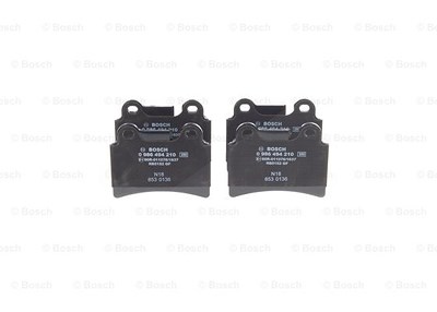 Bosch Bremsbeläge hinten (Satz) [Hersteller-Nr. 0986494210] für VW von Bosch
