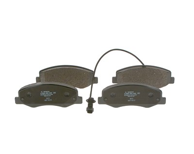Bosch Bremsbeläge mit VWK hinten (Satz) [Hersteller-Nr. 0986494499] für Nissan, Opel, Renault, Vauxhall von Bosch