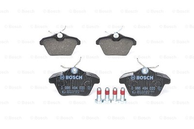 Bosch Bremsbelagsatz, Scheibenbremse [Hersteller-Nr. 0986494020] für Alfa Romeo, Lancia von Bosch