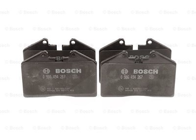 Bosch Bremsbelagsatz, Scheibenbremse [Hersteller-Nr. 0986494267] für Audi, Ferrari, Porsche von Bosch