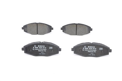 Bosch Bremsbelagsatz, Scheibenbremse [Hersteller-Nr. 0986424512] für Chevrolet, Daewoo, Zaz von Bosch