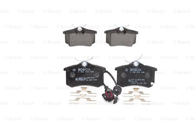 Bosch Bremsbelagsatz, Scheibenbremse [Hersteller-Nr. 0986494598] für Seat, VW von Bosch
