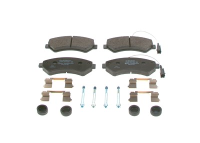 Bosch Bremsbelagsatz, Scheibenbremse [Hersteller-Nr. 0986494580] für Citroën, Fiat, Peugeot von Bosch