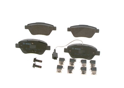 Bosch Bremsbelagsatz, Scheibenbremse [Hersteller-Nr. 0986494113] für Alfa Romeo, Citroën, Fiat, Lancia, Peugeot von Bosch