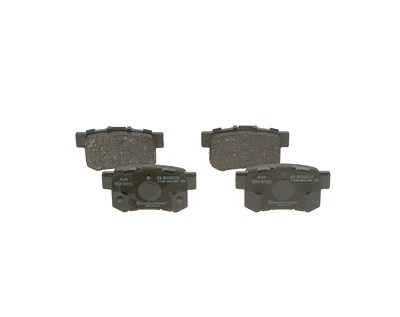 Bosch Bremsbelagsatz, Scheibenbremse [Hersteller-Nr. 0986494358] für Fiat, Honda von Bosch