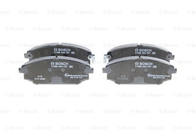 Bosch Bremsbelagsatz, Scheibenbremse [Hersteller-Nr. 0986424727] für Hyundai, Mitsubishi von Bosch