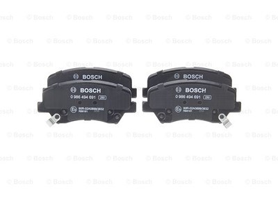 Bosch Bremsbelagsatz, Scheibenbremse [Hersteller-Nr. 0986494691] für Hyundai, Kia von Bosch