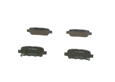 Bosch Bremsbelagsatz, Scheibenbremse [Hersteller-Nr. 0986494090] für Infiniti, Nissan, Renault, Suzuki von Bosch
