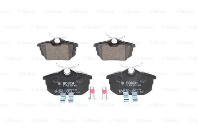 Bosch Bremsbelagsatz, Scheibenbremse [Hersteller-Nr. 0986424427] für Mitsubishi, Proton, Smart, Volvo von Bosch