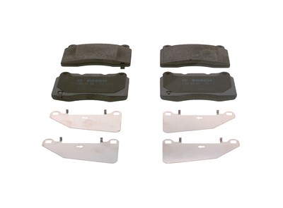 Bosch Bremsbeläge vorne (Satz) [Hersteller-Nr. 0986494395] für Cadillac, Chevrolet, Honda, Mitsubishi, Opel, Renault, Saab, Subaru, Volvo von Bosch