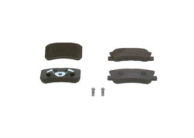 Bosch Bremsbelagsatz, Scheibenbremse [Hersteller-Nr. 0986424717] für Citroën, Dodge, Mitsubishi, Peugeot von Bosch