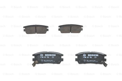 Bosch Bremsbelagsatz, Scheibenbremse [Hersteller-Nr. 0986461768] für Mitsubishi von Bosch