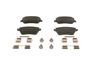 Bosch Bremsbeläge vorne (Satz) [Hersteller-Nr. 0986494592] für Dacia, Lada, Mercedes-Benz, Nissan, Renault, Suzuki von Bosch
