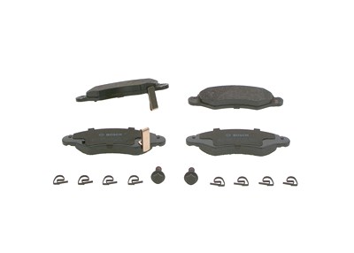 Bosch Bremsbelagsatz, Scheibenbremse [Hersteller-Nr. 0986494458] für Opel, Subaru, Suzuki von Bosch