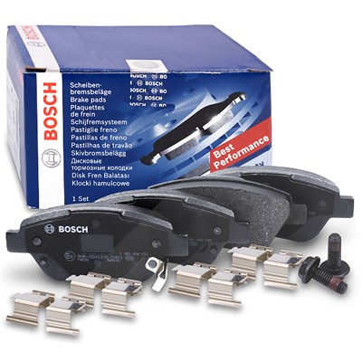 Bosch Bremsbelagsatz vorne [Hersteller-Nr. 0986494092] für Opel von Bosch