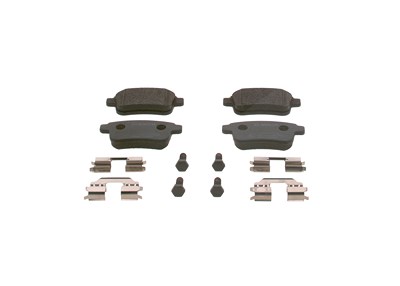 Bosch Bremsbelagsatz, Scheibenbremse [Hersteller-Nr. 0986494331] für Mercedes-Benz, Renault von Bosch