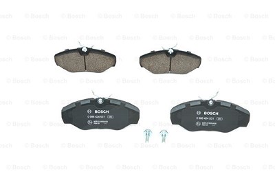 Bosch Bremsbelagsatz, Scheibenbremse [Hersteller-Nr. 0986424531] für Renault von Bosch