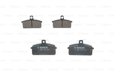 Bosch Bremsbelagsatz, Scheibenbremse [Hersteller-Nr. 0986424274] für Seat, Suzuki von Bosch