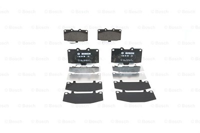 Bosch Bremsbelagsatz, Scheibenbremse [Hersteller-Nr. 0986494398] für Subaru von Bosch