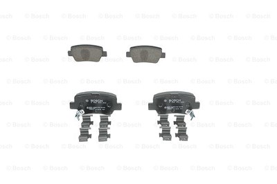 Bosch Bremsbeläge mit Zubehör hinten (Satz) [Hersteller-Nr. 0986494933] für Toyota von Bosch
