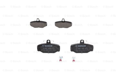 Bosch Bremsbelagsatz Hinterachse [Hersteller-Nr. 0986469810] für Ford von Bosch