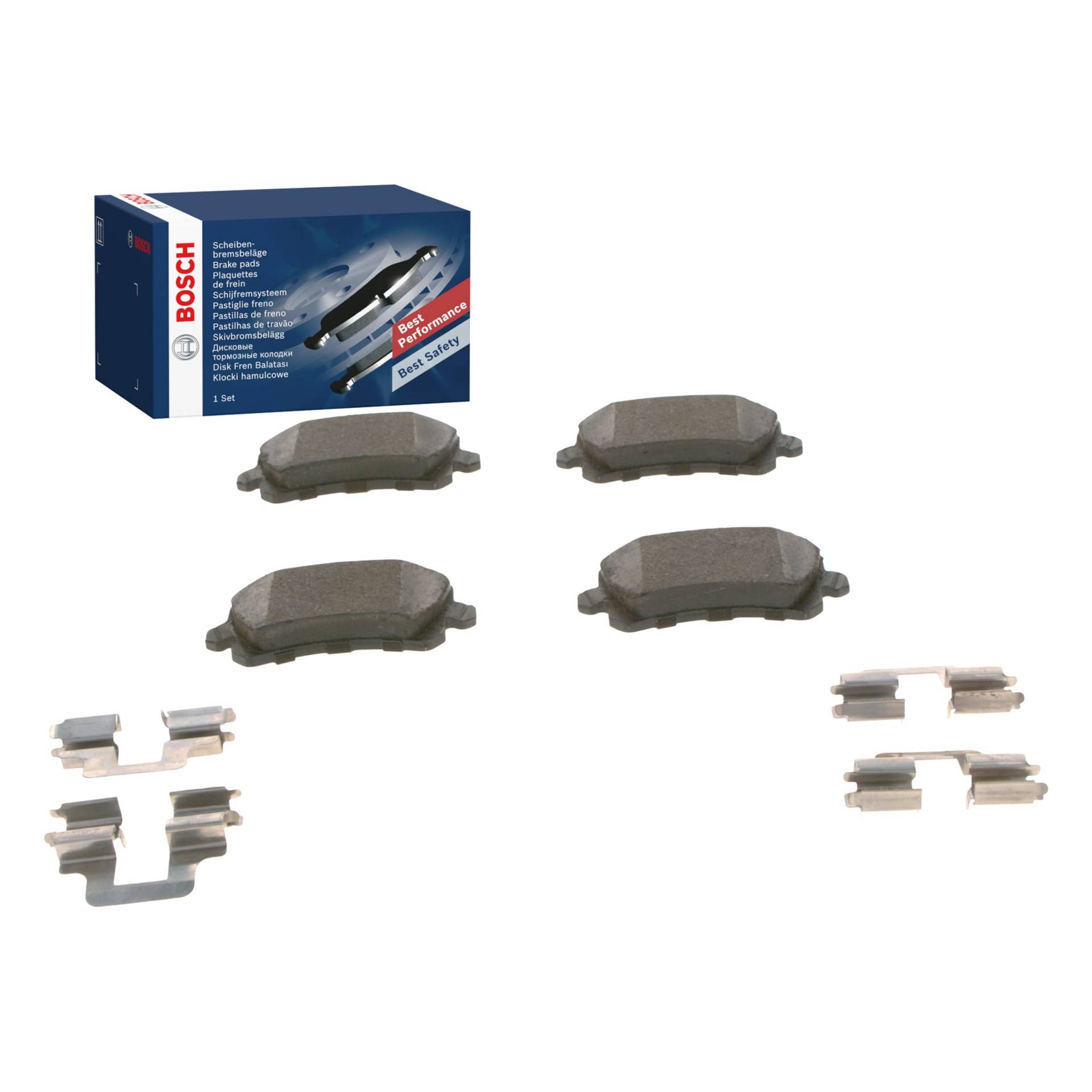 Bosch Bremsklötze Bremsbeläge Bremsbelagsatz 0 986 494 731 von Bosch Automotive