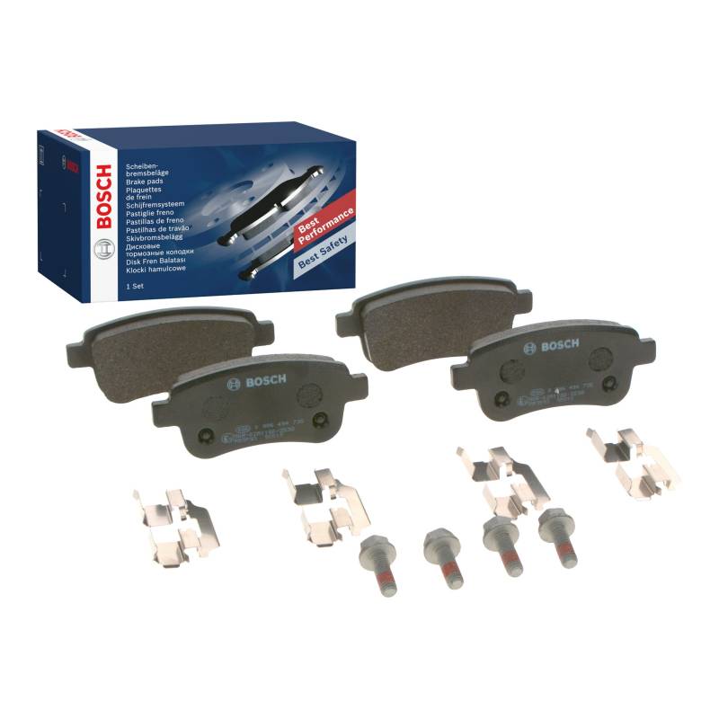 Bosch Bremsklötze Bremsbeläge Bremsbelagsatz 0 986 494 735 von Bosch Automotive