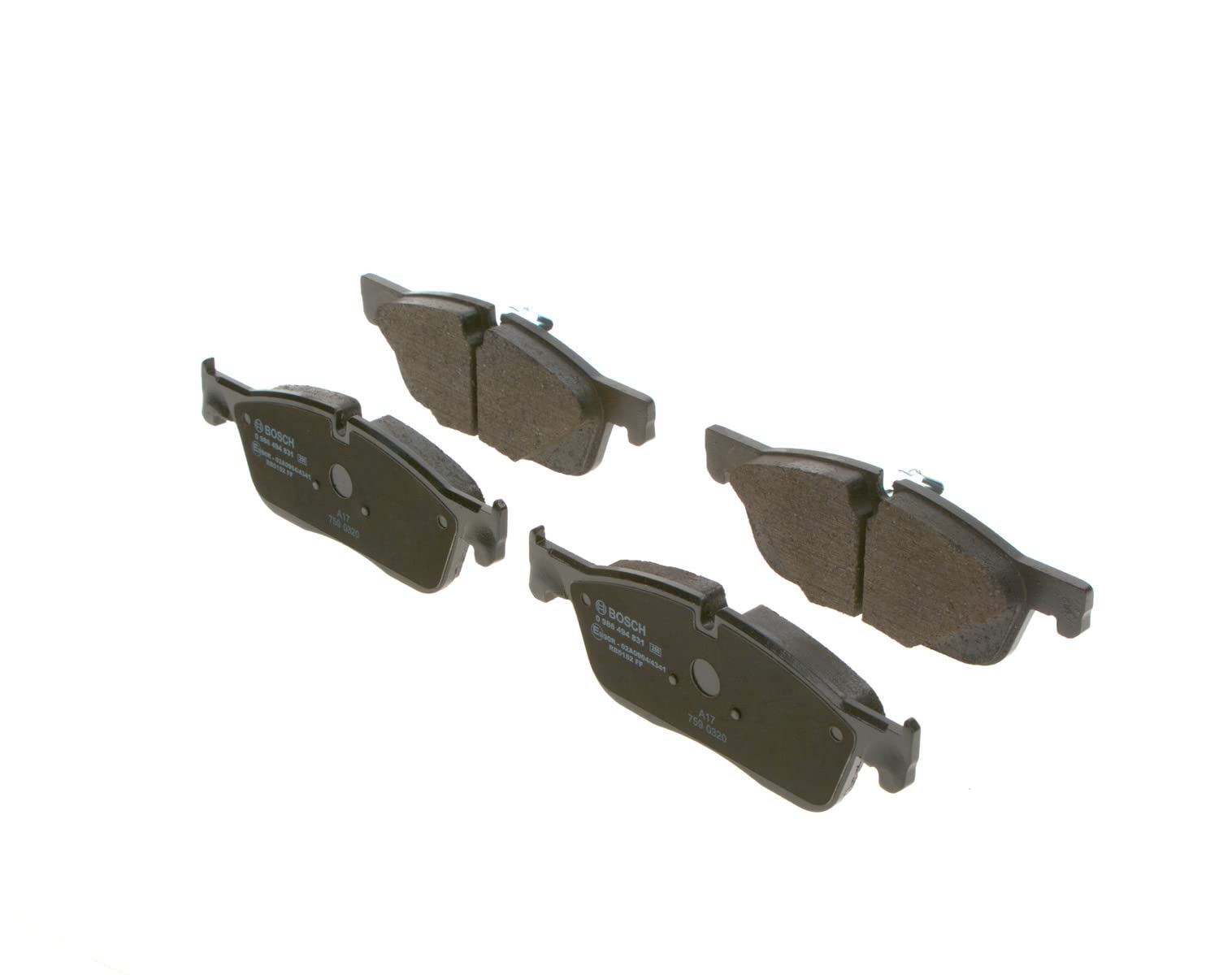 Bosch Bremsklötze Bremsbeläge Bremsbelagsatz 0 986 494 831 Bosch Bremsklötze Bremsbeläge Bremsbelagsatz 0 986 494 831 von Bosch Automotive