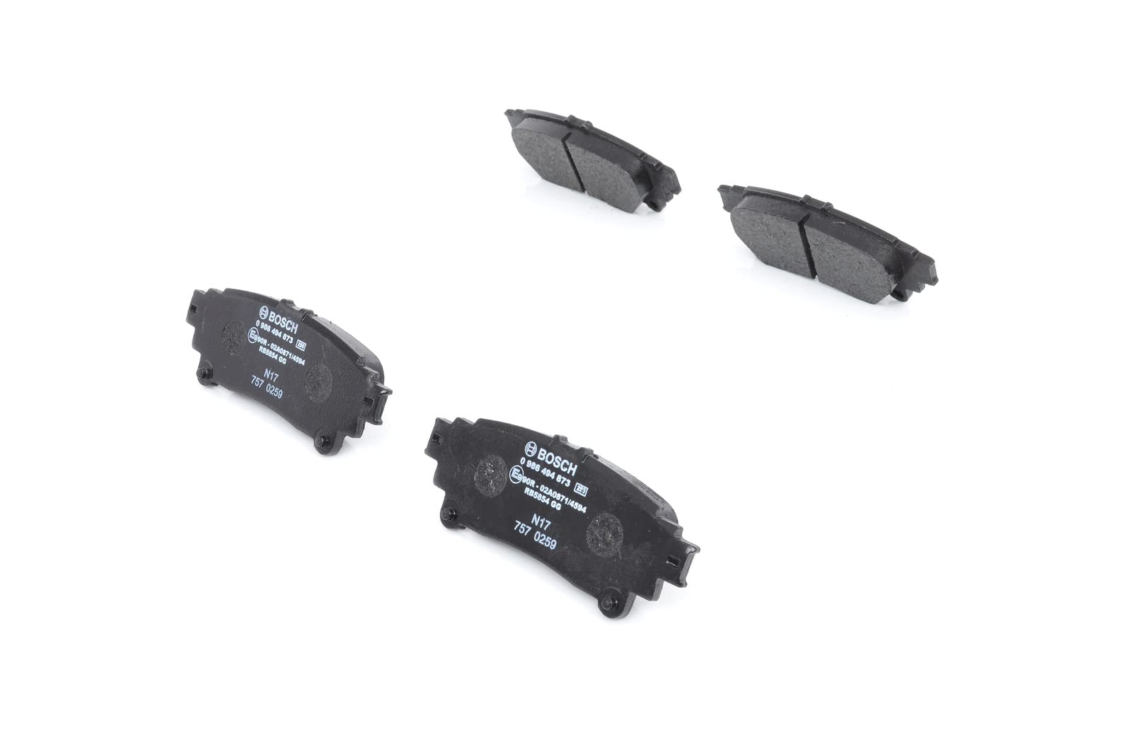 Bosch Bremsklötze Bremsbeläge Bremsbelagsatz 0 986 494 873 Bosch Bremsklötze Bremsbeläge Bremsbelagsatz 0 986 494 873 von Bosch Automotive