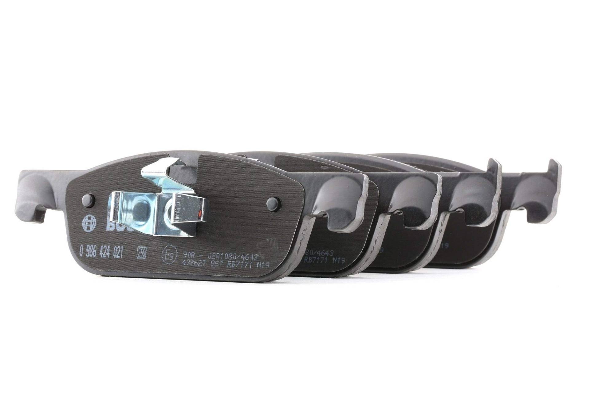 Bosch BP2055 Bremsbeläge - Vorderachse - ECE-R90 Zertifizierung - vier Bremsbeläge pro Set Bosch BP2055 Bremsbeläge - Vorderachse - ECE-R90 Zertifizierung - vier Bremsbeläge pro Set von Bosch Automotive