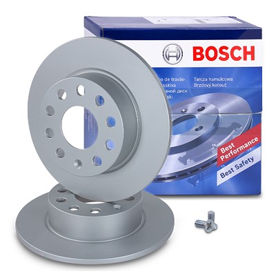 Bosch Bremsscheibe Hinterachse Voll [Hersteller-Nr. 0986479099] für Audi, Seat, Skoda, VW von Bosch