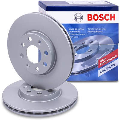 Bosch Bremsscheibe Vorderachse Belüftet [Hersteller-Nr. 0986479B89] für Fiat, Opel von Bosch