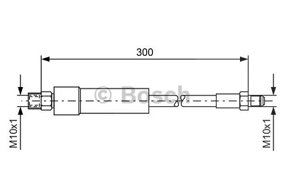 Bosch Bremsschlauch [Hersteller-Nr. 1987476074] für Alpina, BMW von Bosch