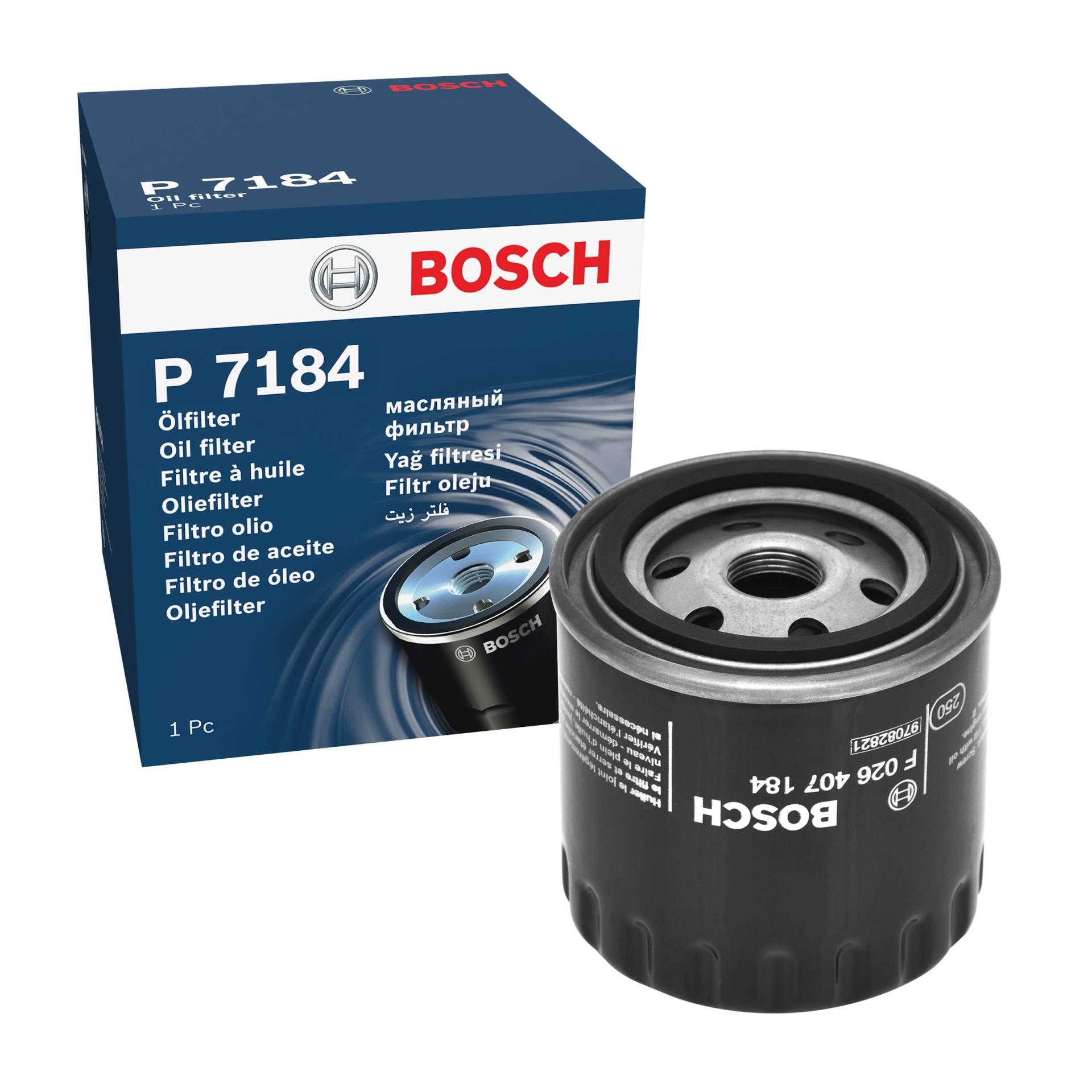 Bosch Automotive P7184 - Ölfilter Auto von Bosch Automotive