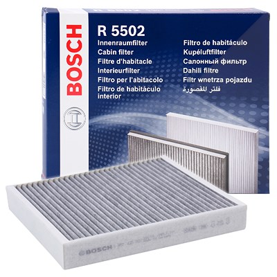 Bosch Filter, Innenraumluft [Hersteller-Nr. 1987435502] für Audi, Seat, Skoda, VW von Bosch